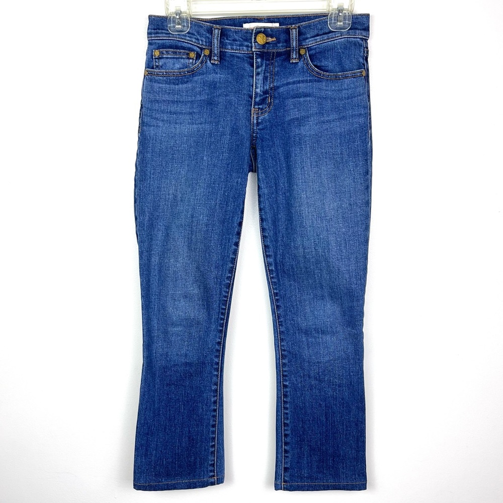 Tory Burch Cropped Slim Fit Trousers Jeans